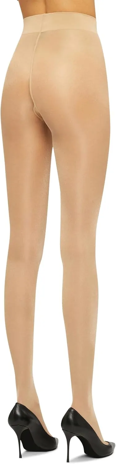 Wolford Satin Touch 20 Denier Tights For Women Soft Satin Feel Sheer Hosiery Extra-Wide Waistband Perfect for Any Occasion