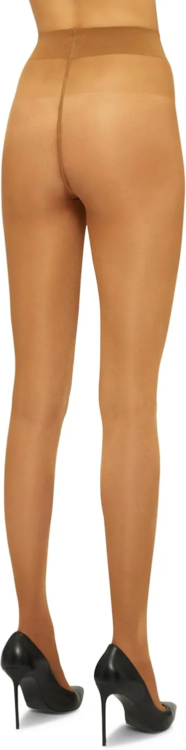 Wolford Satin Touch 20 Denier Tights For Women Soft Satin Feel Sheer Hosiery Extra-Wide Waistband Perfect for Any Occasion