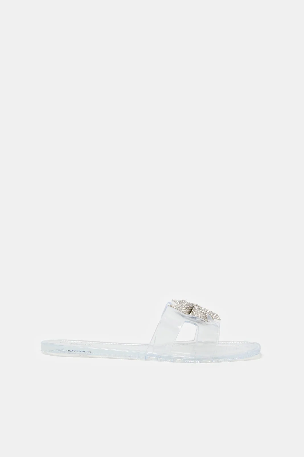 Women Clear Jelly Mule