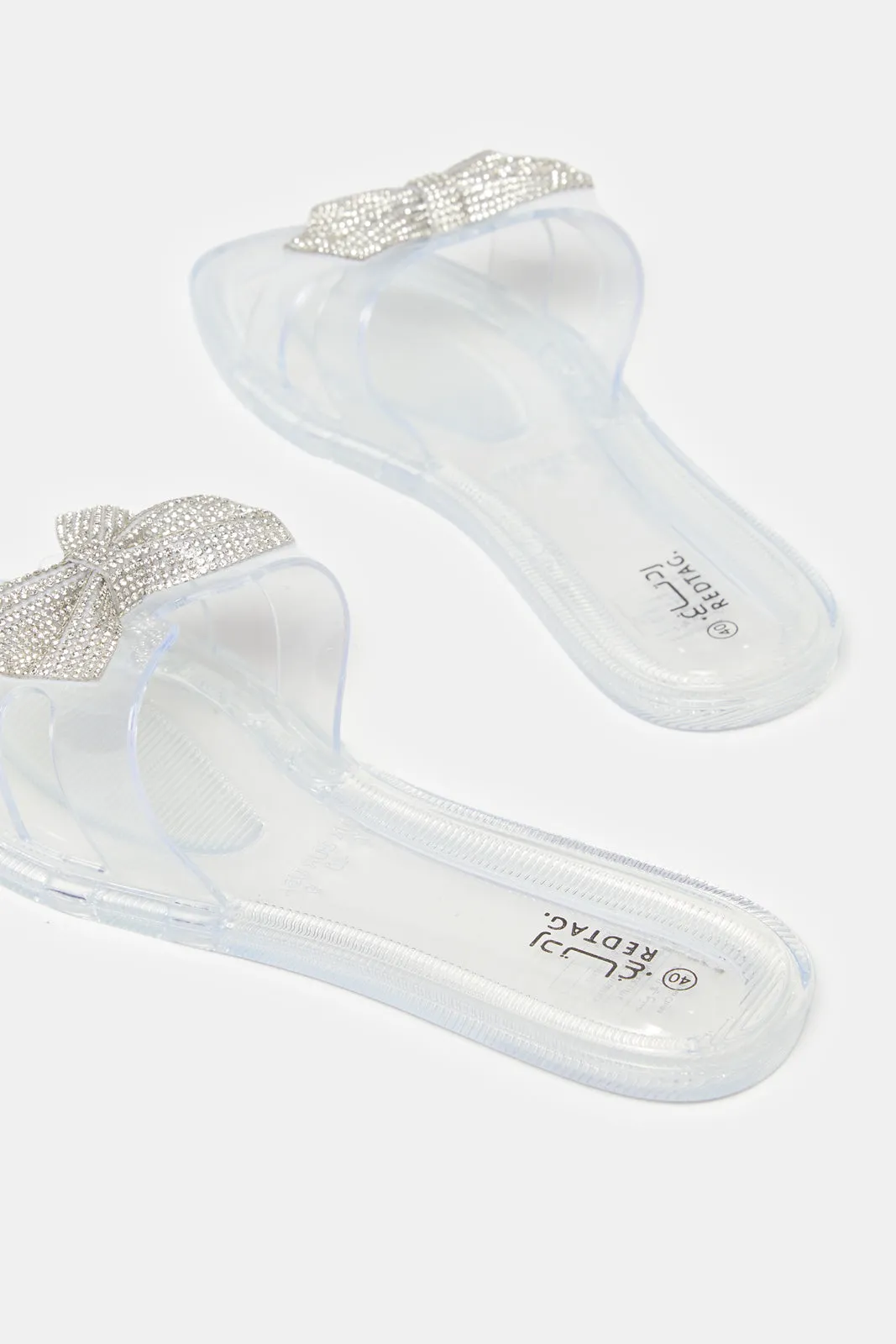 Women Clear Jelly Mule