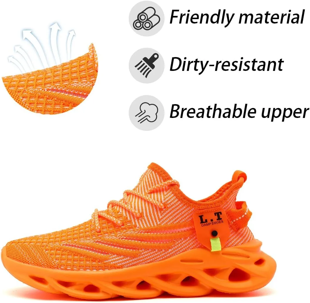 Women Running Shoes Walking Training Sneakers Sport Gym Fitness Tennis Shoes Non Slip Fashion Comfortable Lightweight Shoe for Casual Jogging Mesh Breathable Sneaker