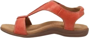 Women Summer Comfort Solid Color Sandals T-Strap Hook Loop Ladies Casual Wedges Beach Shoes Plus Size Sandals