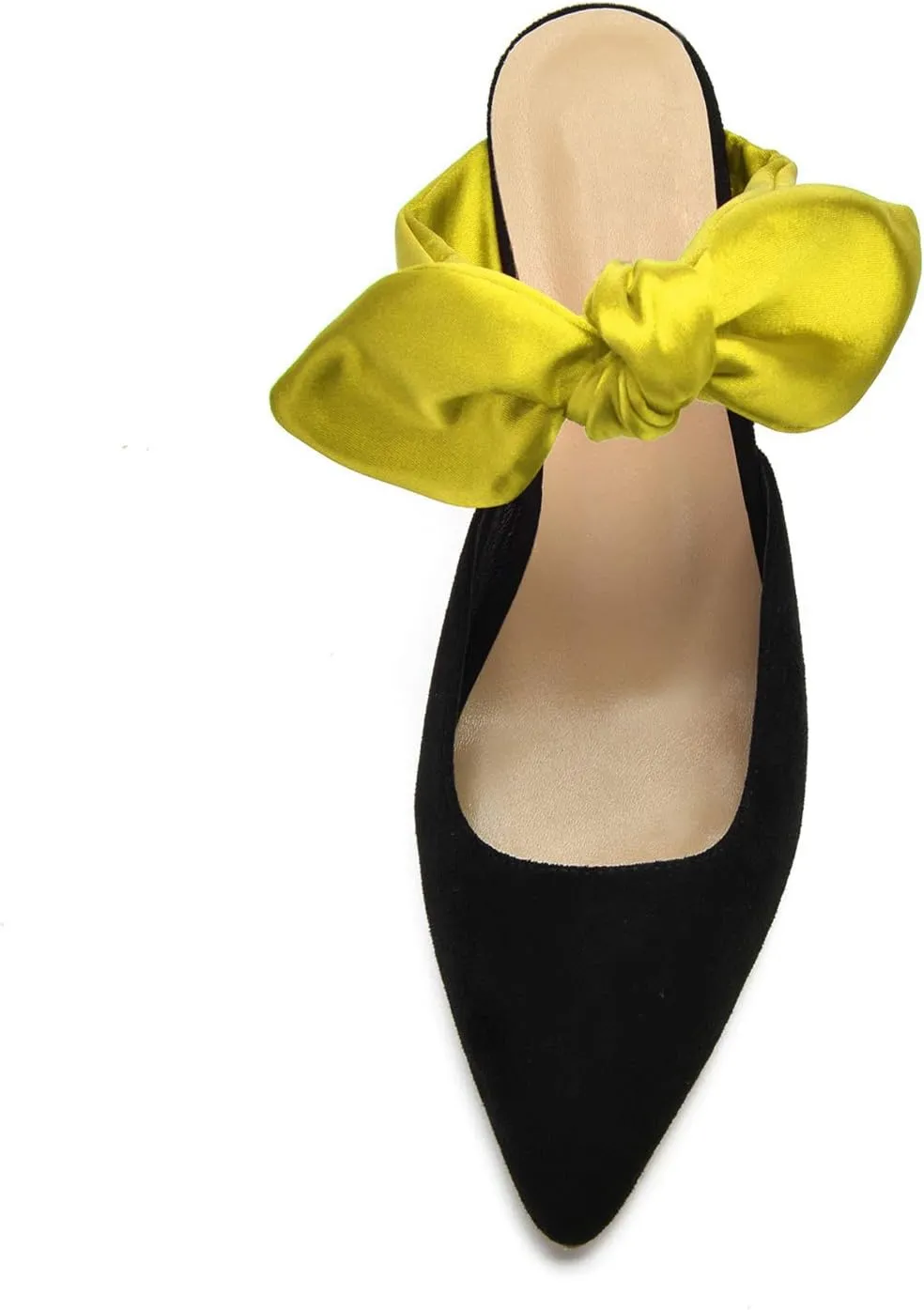 Women's 6cm Satin Elegant Heels with Silver PU Lining & Non-Slip Rubber Sole | Versatile Pointed-Toe Pumps for Wedding/Office/Party | 8  Color Options