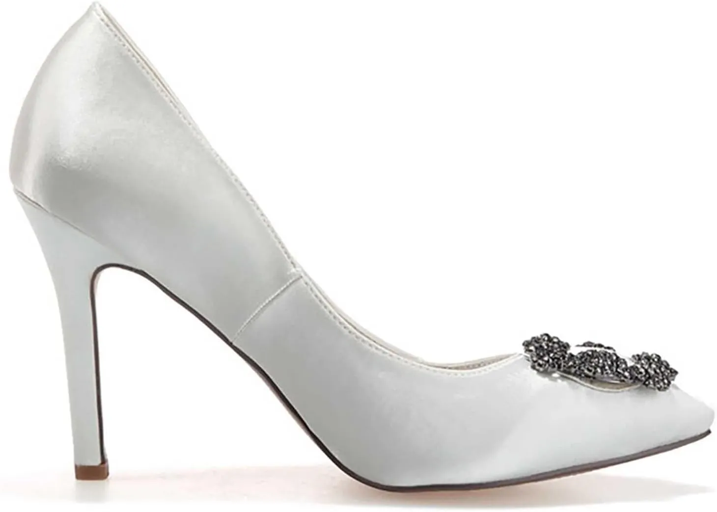 Women's Closed Toe Stiletto Heel Sandals Pointed Toe Wedding Dress Shoes for Classic Wedding & Party Dress Shoes