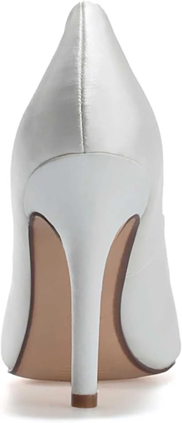 Women's Closed Toe Stiletto Heel Sandals Pointed Toe Wedding Dress Shoes for Classic Wedding & Party Dress Shoes