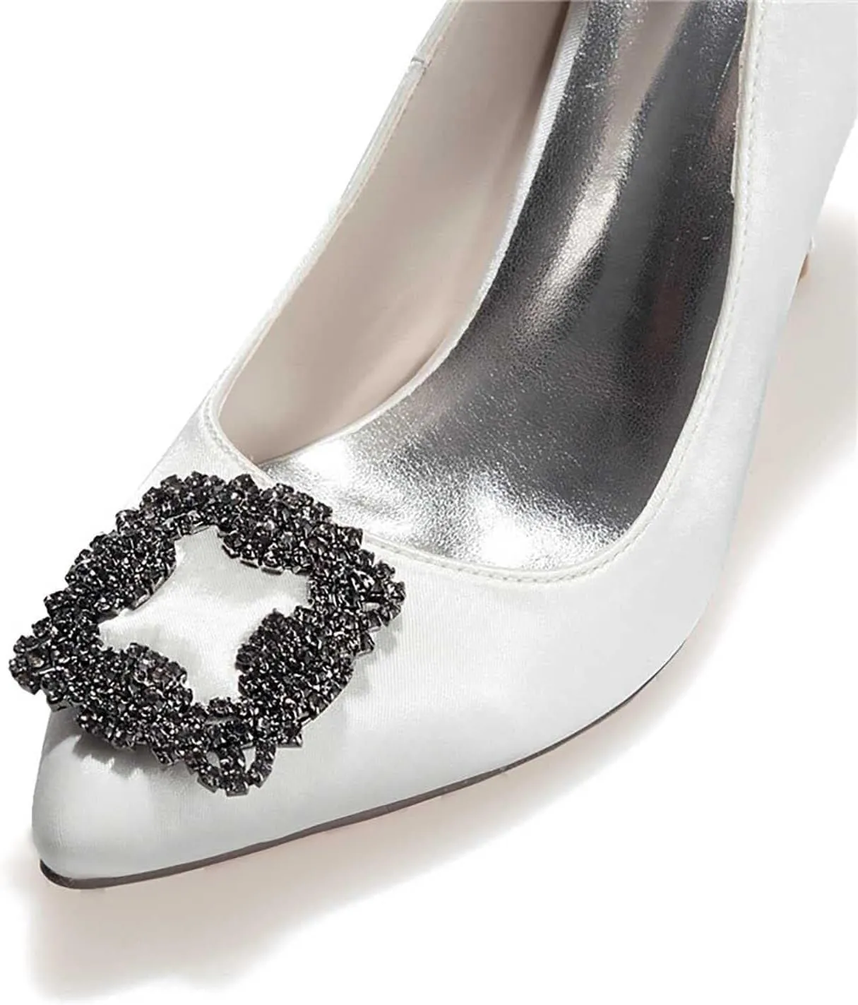 Women's Closed Toe Stiletto Heel Sandals Pointed Toe Wedding Dress Shoes for Classic Wedding & Party Dress Shoes