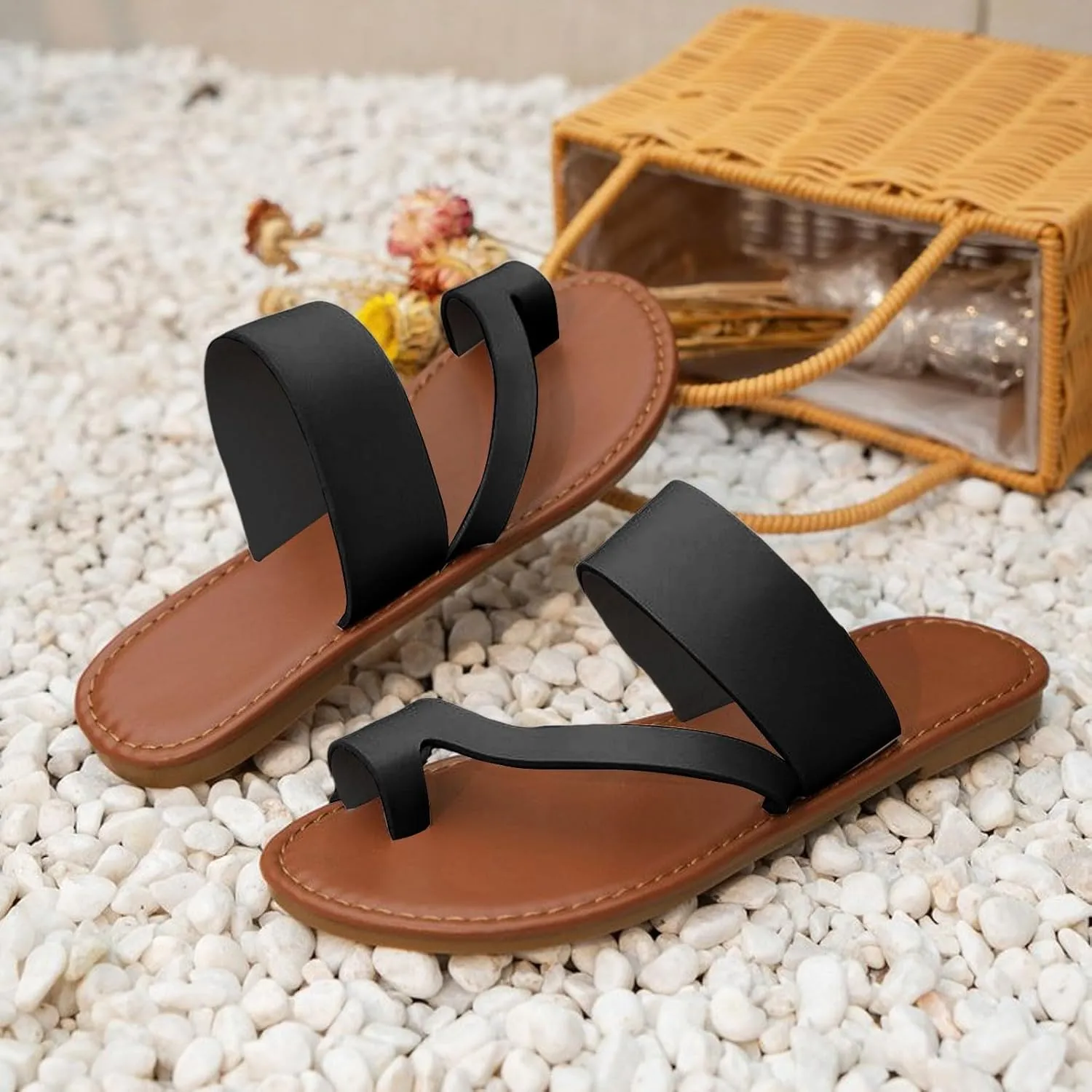 Women's Fashion Slide Sandal Wedges Shoes For Women Sandals With Arch Support Comfortable Sandals Women Flip Flops