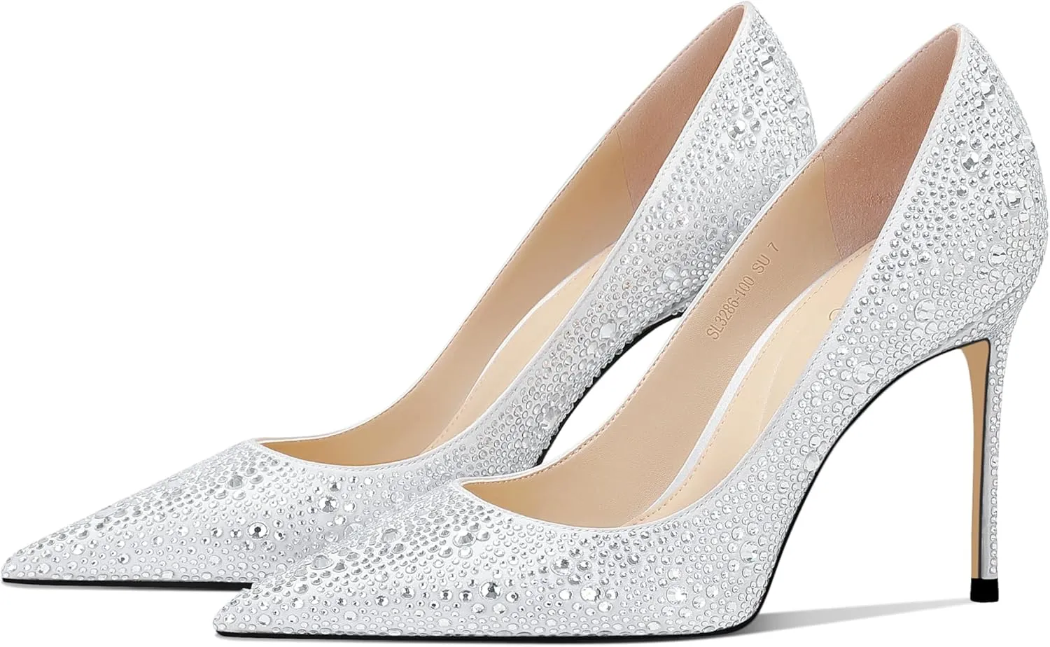Women's High Heel Pumps Elegant Stiletto Heels with Cushioned Insole for Party and Office Comfortable Slip-On Design Ideal for Formal and Casual Occasions