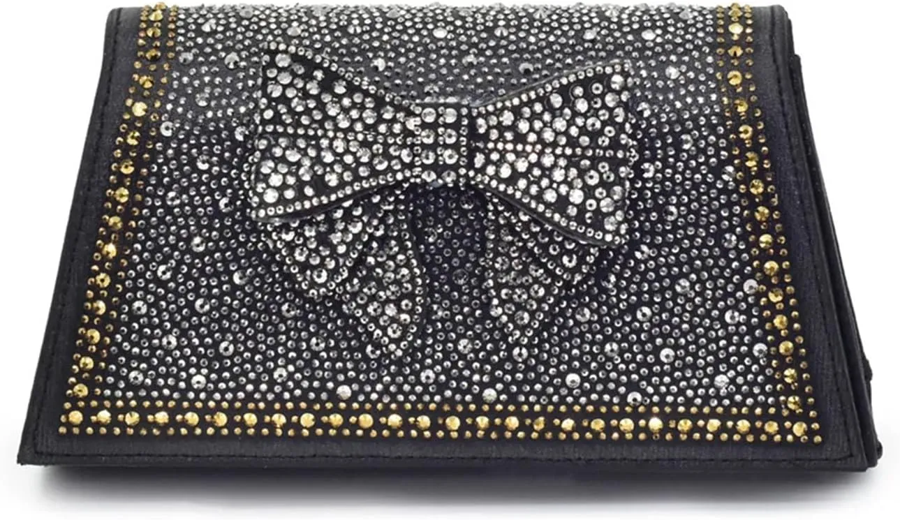 Womens Luxury Shoe and Bag Set for Party Sparkly Rhinestone Purse for Weddings Shiny Elegant Heeled Shoes