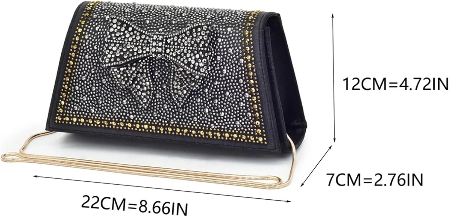 Womens Luxury Shoe and Bag Set for Party Sparkly Rhinestone Purse for Weddings Shiny Elegant Heeled Shoes