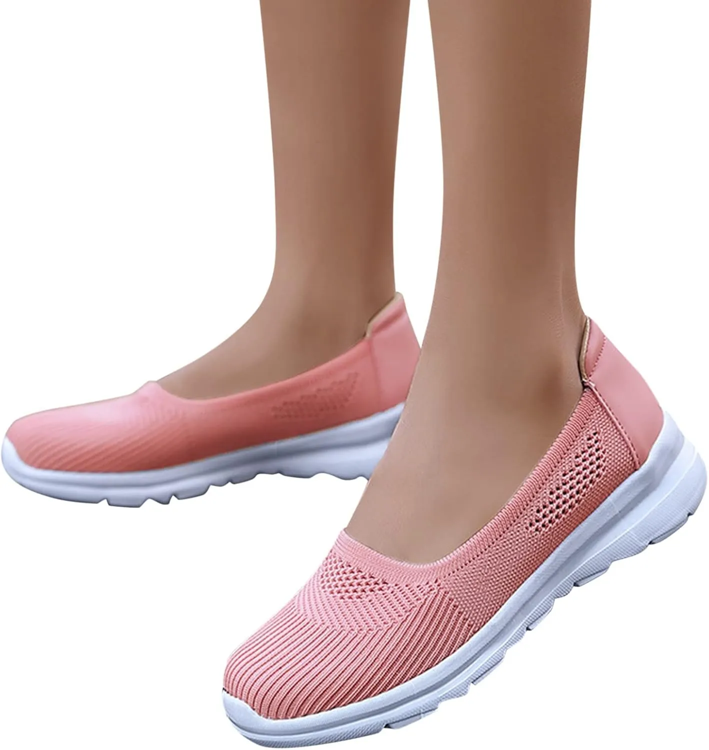 Womens Orthopedic Casual Loafers Slip On Walking Shoes with Arch Support Comfortable Sneakers Plantar Fasciitis Relief Foot Heel Pain Diabetic