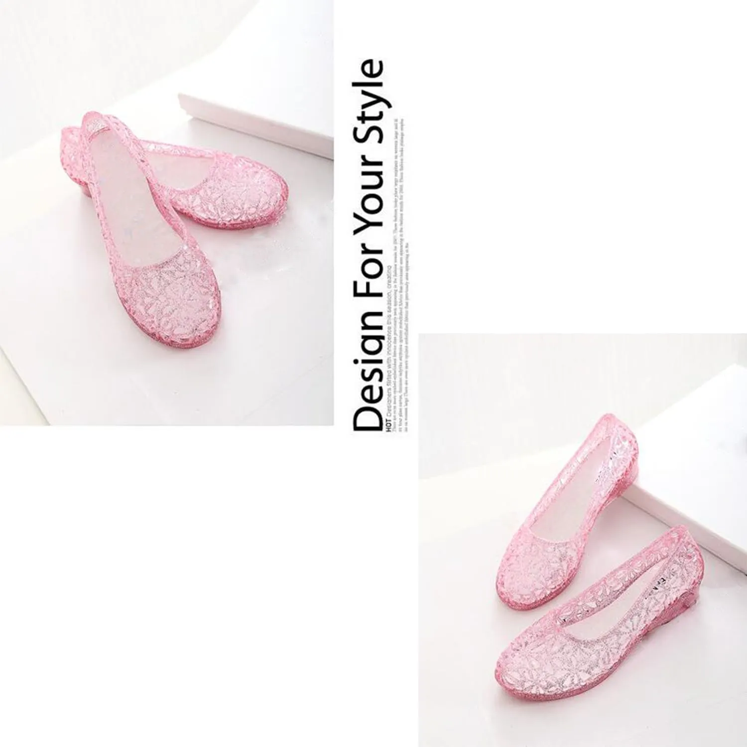 xsby Womens Fashion Jelly Sandals Shoes